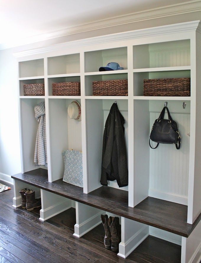 best space for out the door stuff, shoes, backpacks, keys. everyone in the family has their own space