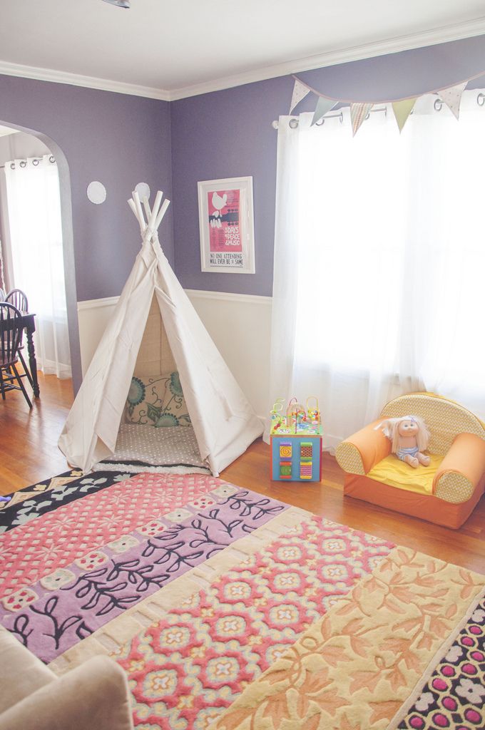 writing chapter three | life & times of a family.: Play Room + DIY Teepee